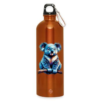 Koala - Water Bottle with carabiner 750 ml - burnt orange - Front
