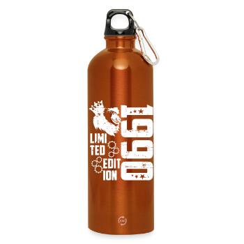 1990 Born Limited Edition - Water Bottle with carabiner 750 ml - burnt orange - Front