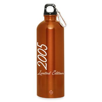 Year 2005 Limited Edition - Water Bottle with carabiner 750 ml - burnt orange - Front