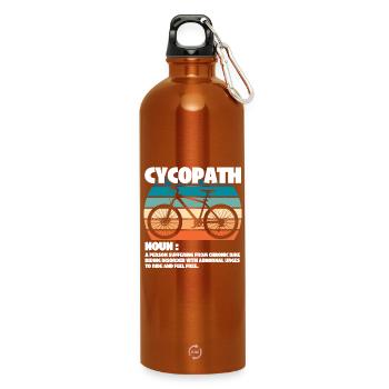 Mountainbiken - Cycopath Substantiv - Trinkflasche mit Karabiner 750 ml - Orange - Vorne