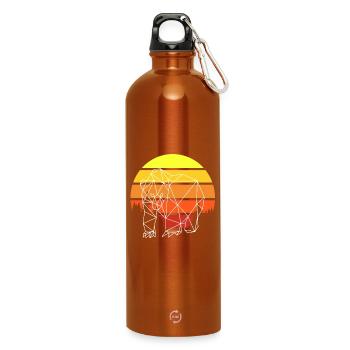 Bär Polygon Sunset - Trinkflasche mit Karabiner 750 ml - Orange - Vorne