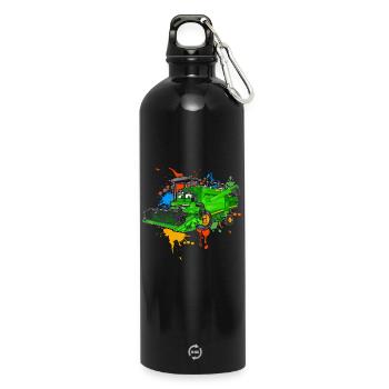 Combine - Water Bottle with carabiner 750 ml - black - Front