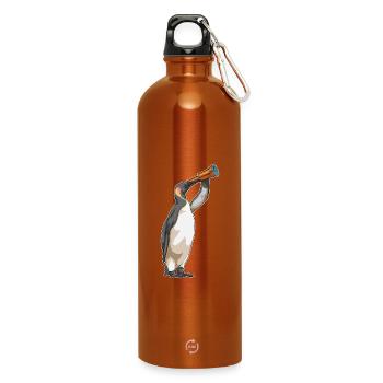 Pinguin Fernglas - Trinkflasche mit Karabiner 750 ml - Orange - Vorne