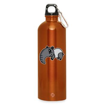 tapire tapire - Gourde en inox avec mousqueton 750 ml - orange - Devant