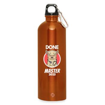 Master 2023 - Gourde en inox avec mousqueton 750 ml - orange - Devant