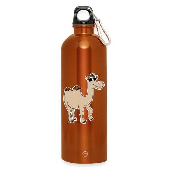 Kamel - Trinkflasche mit Karabiner 750 ml - Orange - Vorne