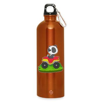 Panda Auto - Trinkflasche mit Karabiner 750 ml - Orange - Vorne