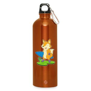 Été de surf Fox Surf - Gourde en inox avec mousqueton 750 ml - orange - Devant