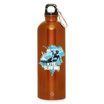 Ocean Glide - Water Bottle with carabiner 750 ml - burnt orange - Front