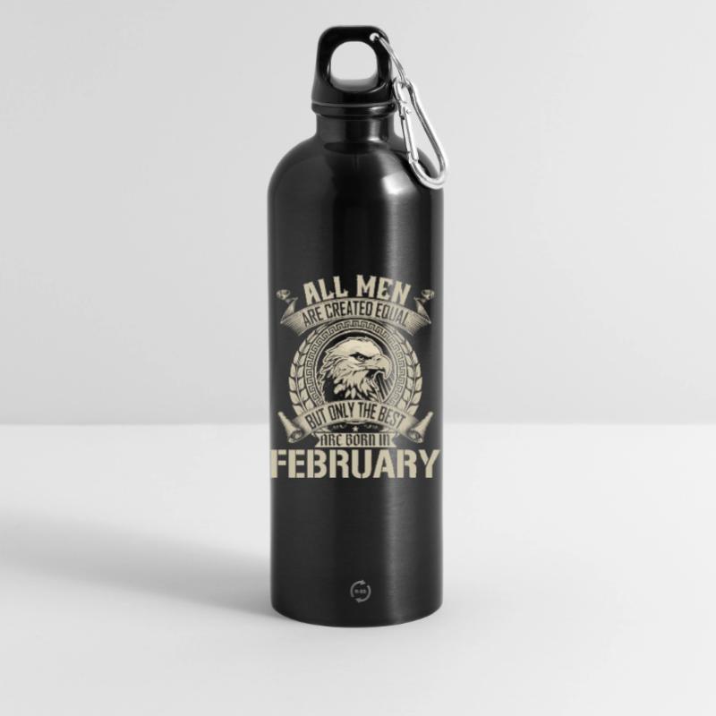 February Eagle Unity Statement Water Bottle with carabiner 750 ml