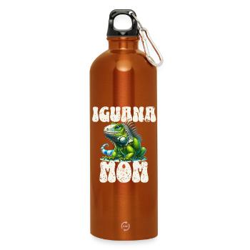 iguana - Water Bottle with carabiner 750 ml - burnt orange - Front