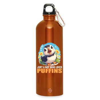 Puffin Papageientaucher - Trinkflasche mit Karabiner 750 ml - Orange - Vorne