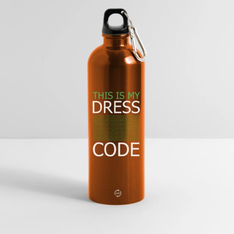 Voici mon code vestimentaire – Code vert Gourde en inox avec mousqueton 750 ml