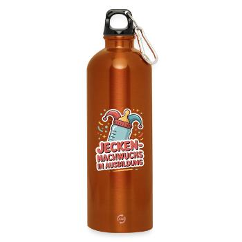 Jecken Enfant en formation Bébé de Carnaval - Gourde en inox avec mousqueton 750 ml - orange - Devant