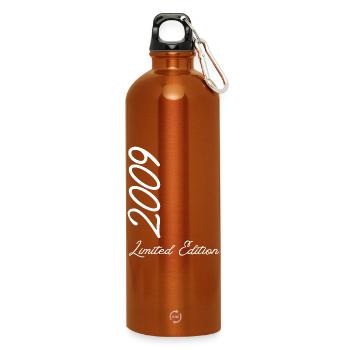 Jahr 2009 Limited Edition - Trinkflasche mit Karabiner 750 ml - Orange - Vorne