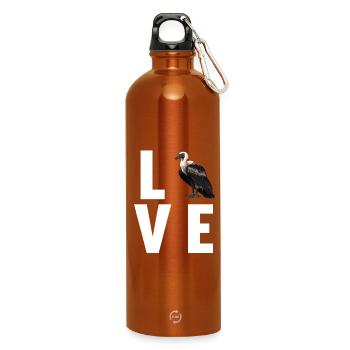 Geier - Trinkflasche mit Karabiner 750 ml - Orange - Vorne