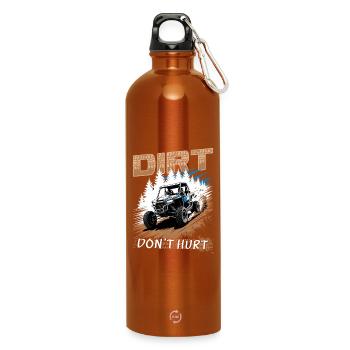 UTV Off Road 4 Wheeler Side by side - Trinkflasche mit Karabiner 750 ml - Orange - Vorne