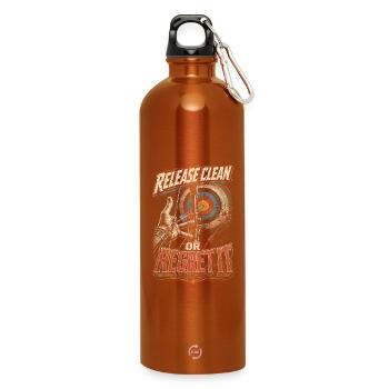 Archer à l’arc - Gourde en inox avec mousqueton 750 ml - orange - Devant