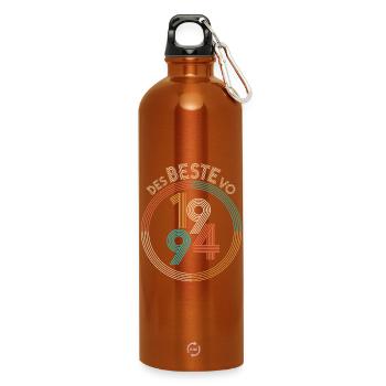 of the BEST of 1994 - the BEST of 1994, birthday - Water Bottle with carabiner 750 ml - burnt orange - Front