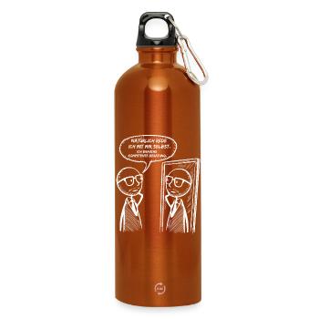 kompetente Beratung - Trinkflasche mit Karabiner 750 ml - Orange - Vorne
