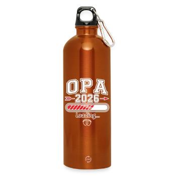 Opa 2026 Loading - Trinkflasche mit Karabiner 750 ml - Orange - Vorne