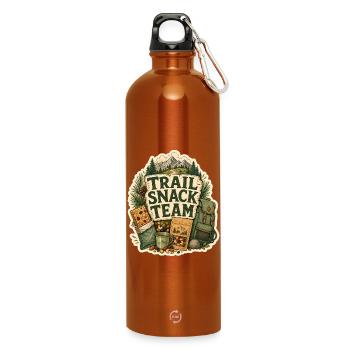 ÉQUIPE DE SNACKS DE RANDONNÉE Snacks - Gourde en inox avec mousqueton 750 ml - orange - Devant