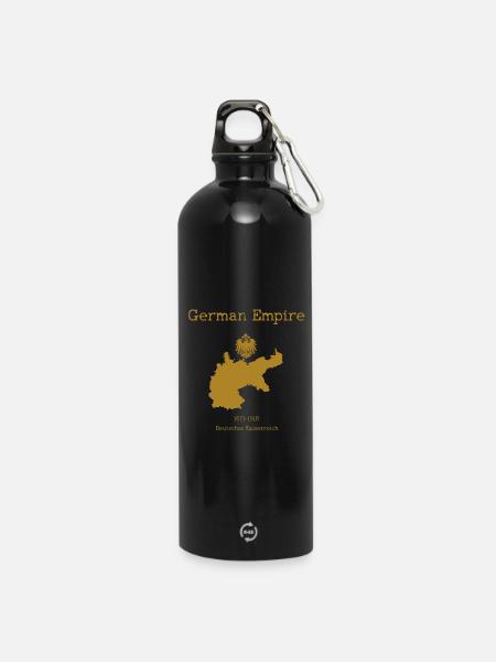 German Empire - Trinkflasche mit Karabiner 750 ml - Schwarz