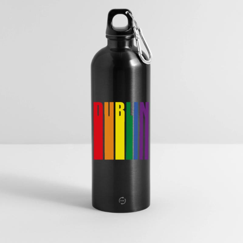 Dublin Regenbogen Pride Geschenk Trinkflasche mit Karabiner 750 ml