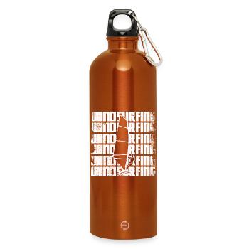 Drôle de véliplanchiste - Gourde en inox avec mousqueton 750 ml - orange - Devant