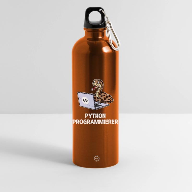 Developer Coden Statement Computer Programmierer Trinkflasche mit Karabiner 750 ml