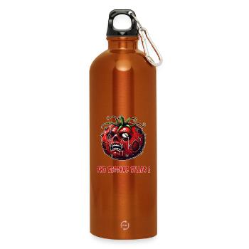 The Ketchup Killer - Water Bottle with carabiner 750 ml - burnt orange - Front
