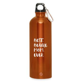 Beagle - Trinkflasche mit Karabiner 750 ml - Orange - Vorne