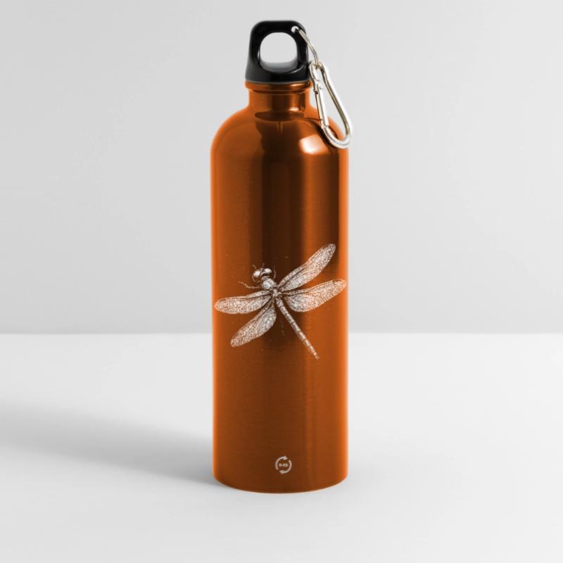 Dragonfly Water Bottle with carabiner 750 ml