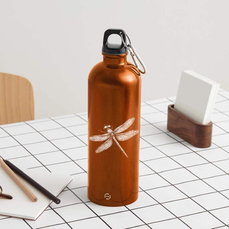 Libelle Trinkflasche mit Karabiner 750 ml
