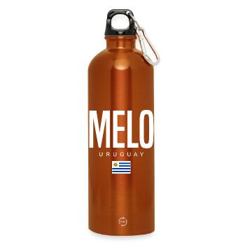 Melo Uruguay Uruguayen - Gourde en inox avec mousqueton 750 ml - orange - Devant