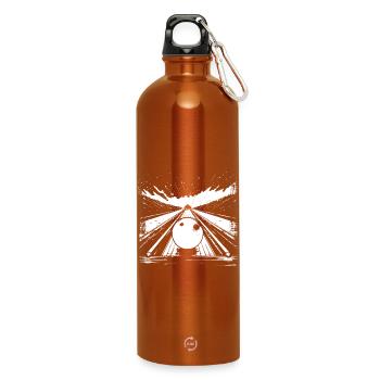 Bowling - Water Bottle with carabiner 750 ml - burnt orange - Front