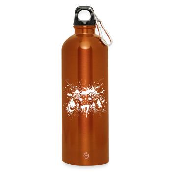 Game Controller - Trinkflasche mit Karabiner 750 ml - Orange - Vorne