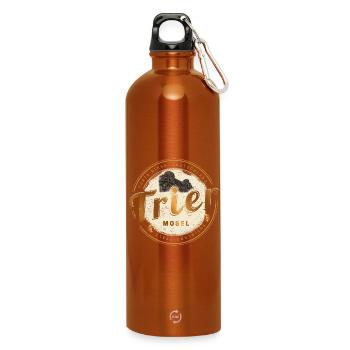 Trier Vintage Mosel Rheinland-Pfalz Deutschland - Trinkflasche mit Karabiner 750 ml - Orange - Vorne