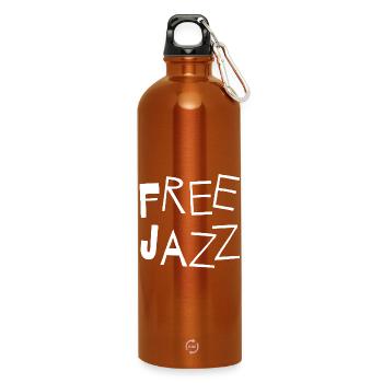 Free Jazz Bold Typography Tee - Gourde en inox avec mousqueton 750 ml - orange - Devant