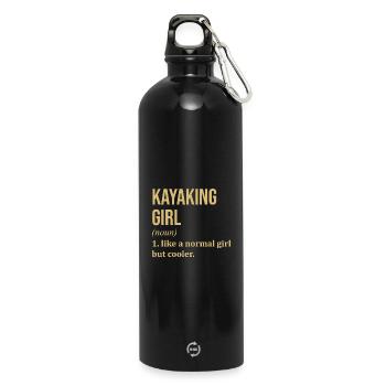 kayak - Gourde en inox avec mousqueton 750 ml - noir - Devant