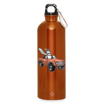 Pinguin Auto - Trinkflasche mit Karabiner 750 ml - Orange - Vorne