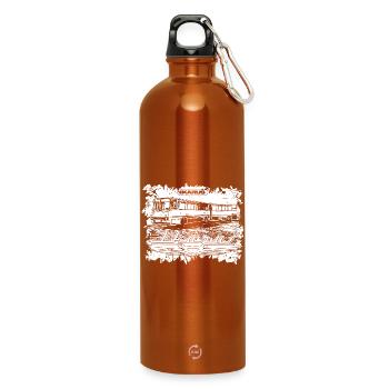 Ikarus Bus - Gelenkbus - Trinkflasche mit Karabiner 750 ml - Orange - Vorne