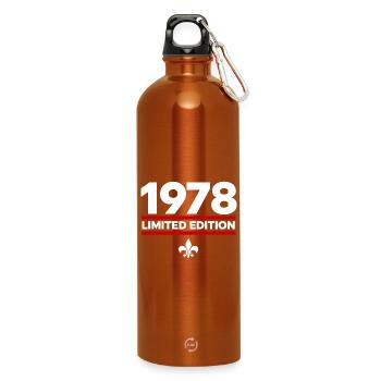 Édition limitée de 1978 - Gourde en inox avec mousqueton 750 ml - orange - Devant