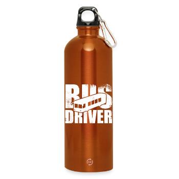 Bus Driver - Trinkflasche mit Karabiner 750 ml - Orange - Vorne