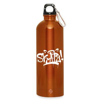 Skate - Water Bottle with carabiner 750 ml - burnt orange - Front