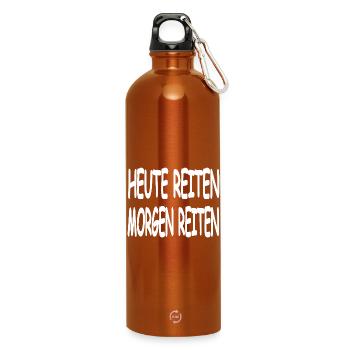 Ride - Water Bottle with carabiner 750 ml - burnt orange - Front