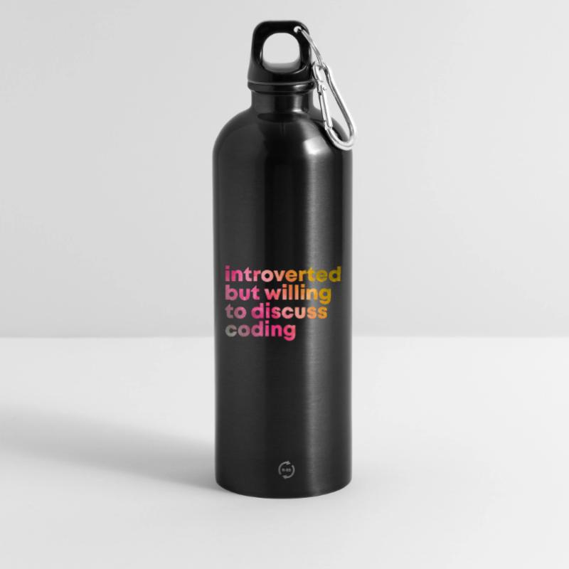 Coding Water Bottle with carabiner 750 ml