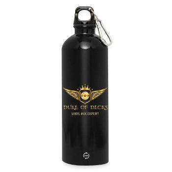 DUKE OF DECKS - Gourde en inox avec mousqueton 750 ml - noir - Devant