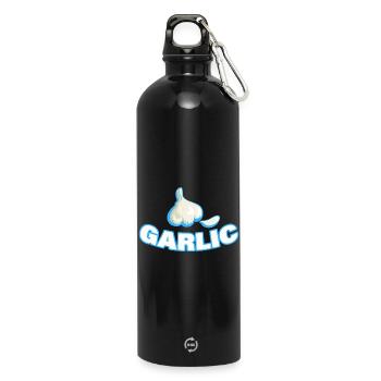AIL - Gourde en inox avec mousqueton 750 ml - noir - Devant