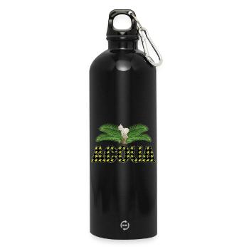 ACOUA - Water Bottle with carabiner 750 ml - black - Front